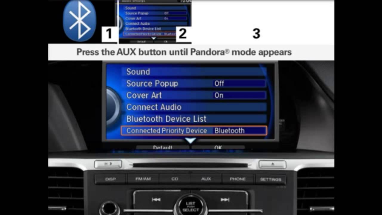 How does pandora work in a honda #7