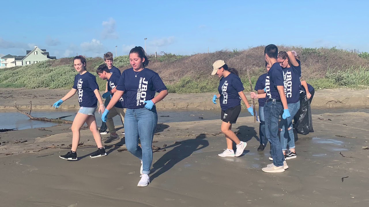 Galveston beach clean up YouTube