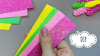 ПОСМОТРИТЕ как ПРОСТО! Декор из фоамирана! Glitter foam sheet craft ideas