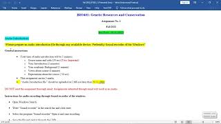 assignment no 1 of BT401  new 2022