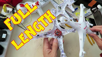 SYMA X5C teardown and rebuild FULL LENGTH