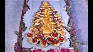 How to Make Christmas Tree Pull-Apart Appetizer How to Make Christmas Tree Pull-Apart Appetizer