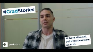 GradStories Richard Mikulskij, Software Developer at An Post.