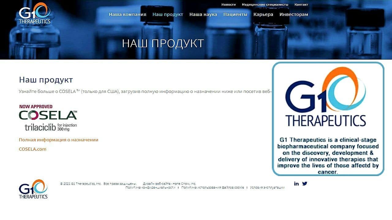 Инвестиции в G1 Therapeutics Анализ акции GTHX