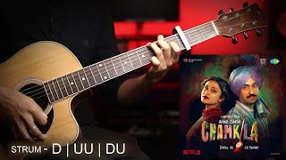 Tu Kya Jaane (Chamkila) Easy Guitar Chords & Strumming Lesson