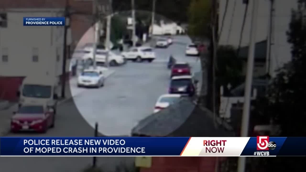 New video released in Providence crash involving moped, police - YouTube