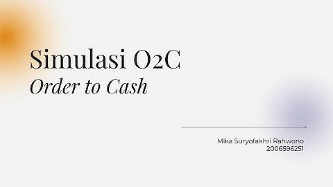 [Odoo 17] Simulasi Order to Cash (O2C)