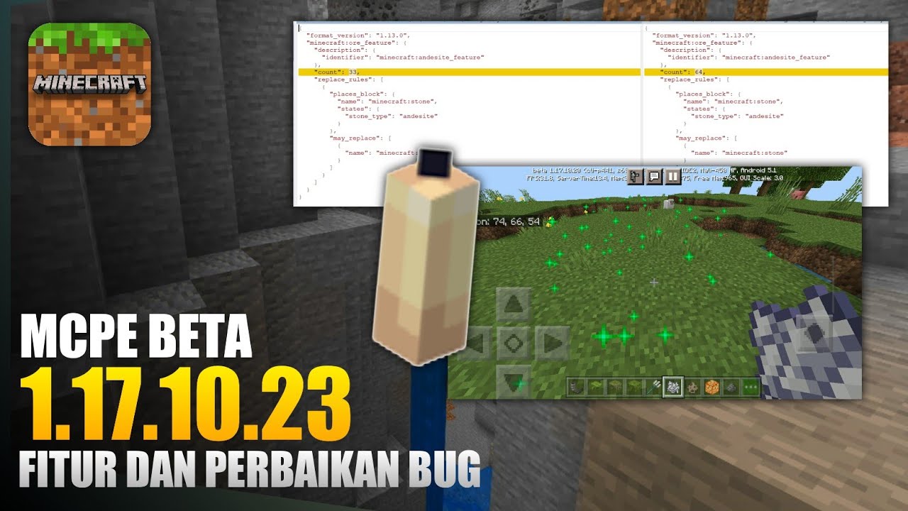 UPDATE! MCPE BETA VERSI TERBARU 1.17.10.23 - FITUR DAN PERBAIKAN BUG ...