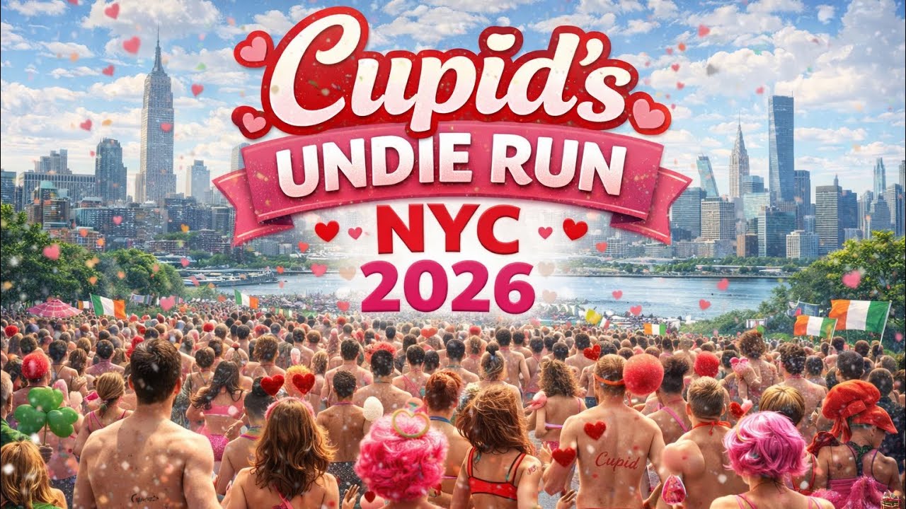 NYC Cupid’s 🩲Undie Run🪉💘Running in Undies to Fight NF (February 14,2026)