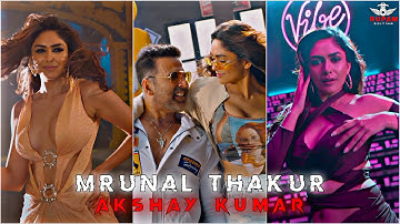 Mrunal Thakur || Akshay kumar || 😍🔥|| Devil-Yaar Naa Miley song || New Trend || Efx Status Video