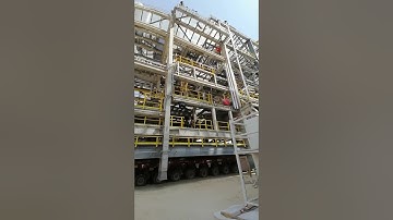 Arrival of Piperack Module at Site