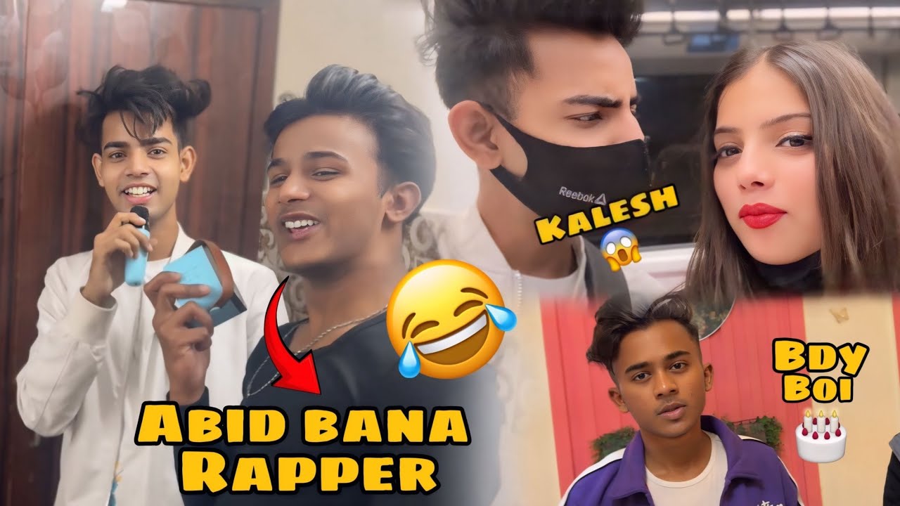 Birthday vale din ki itni jyda masti😂🤣 !! Abid rapper bangya 😱 !! Abid vlogs