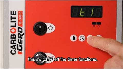 301 Temperature Controller: Timer Setup
