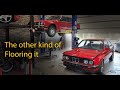 86 BMW 325e clutch slave, trans oil ABS relay repair