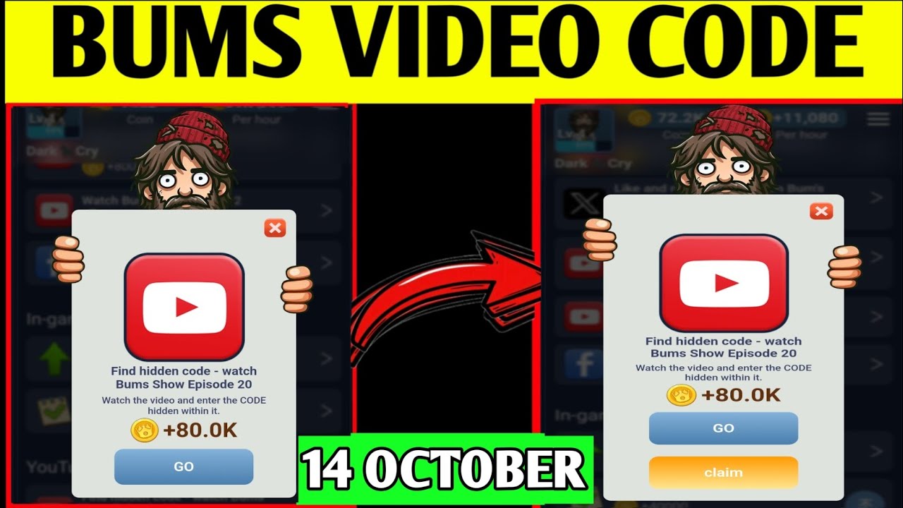 Find hidden code watch Bums Show Episode 20 | Bums YouTube video code ...