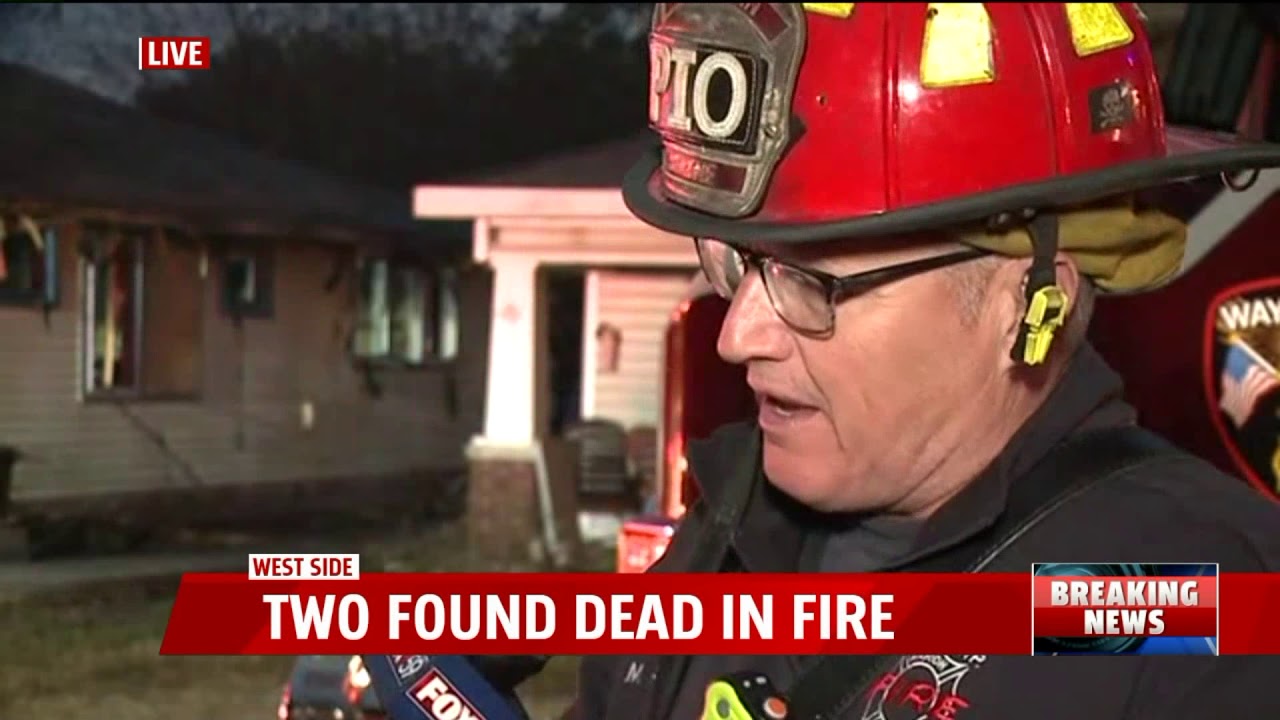 Two found dead in west side Indy fire - YouTube