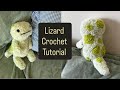 Lizard Crochet Tutorial Salamander Newt Or Gecko Amigurumi Pattern 