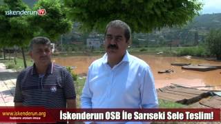 İskenderun Osb Ve Sarısekiyi Sele Aldı