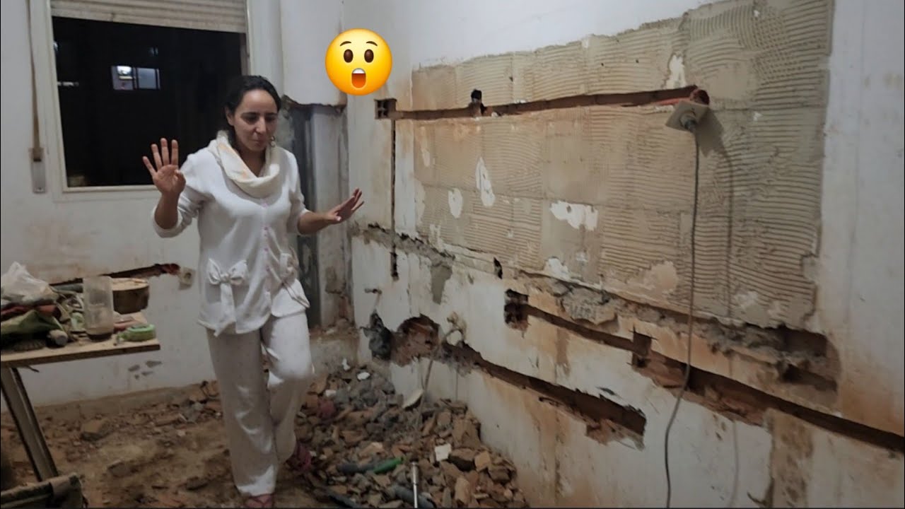 الكوزينة رابت😱الراجل كان غايموت❌️الدار كلها عمرات😲الله يكمل هادشي على خير او صافي