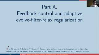 SysGenX Workshop: Francesco Ballarin - ROM for evolve-filter-relax regularization of Navier-Stokes