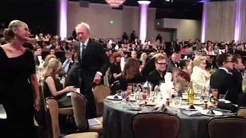Clint Eastwood and Deborah Hopper accept honor at ...