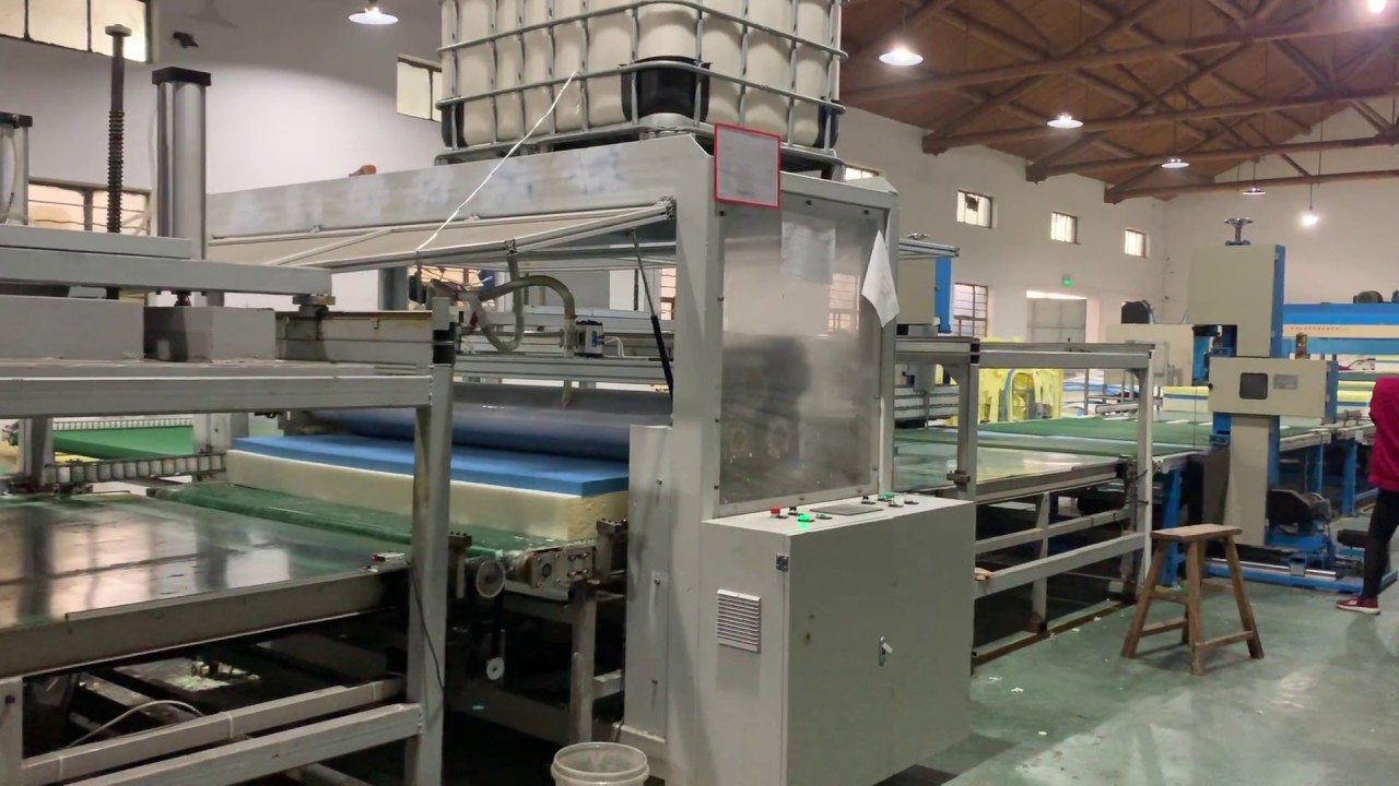 memory foam factory production process YouTube
