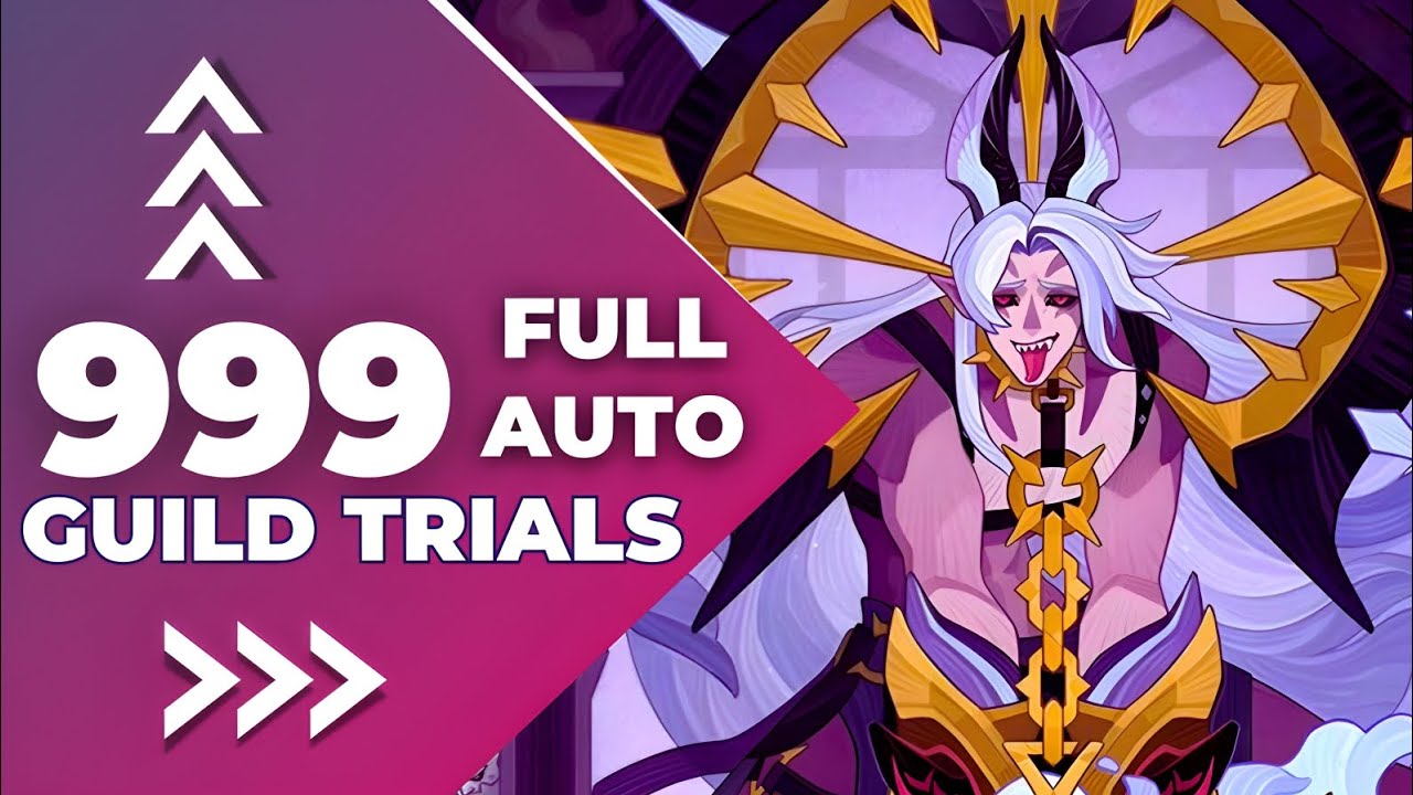 AFK arena // Harvey guild trial 999 level // FULL AUTO ! - YouTube