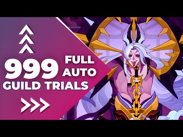 AFK arena // Harvey guild trial 999 level // FULL AUTO ! - YouTube