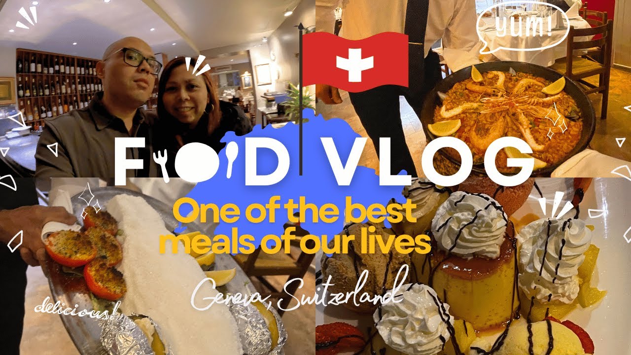 BEST MEAL we had in Geneva | City Night Stroll🇨🇭 Switzerland Vlog Ep2