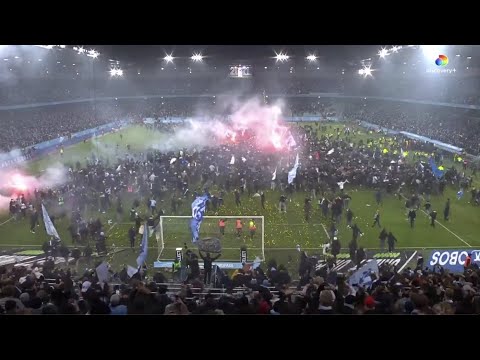 Фанаты "Мальме" празднуют чемпионство