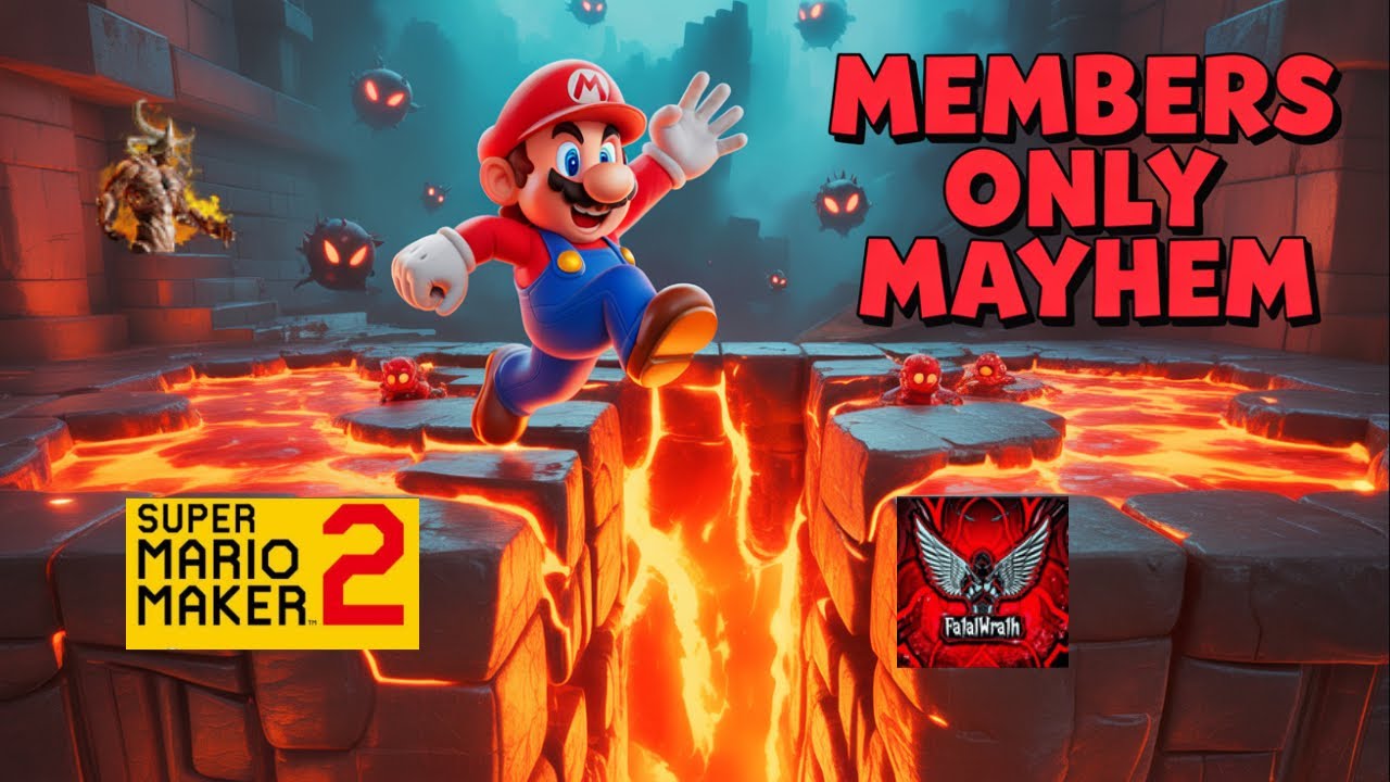 Super Mario Maker 2 - Membership Level Mayhem - YouTube