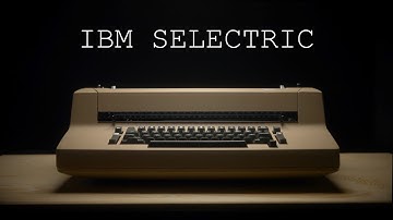 The IBM Selectric Typewriter is a Mechanical Masterpiece
