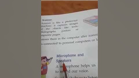 STD 1 COMPUTER,  CHAPTER-3 PARTS OF A COMPUTER (PART-1)