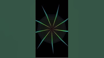 Make spider web using Python #pydroid3 #py3 #python