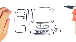 Como dibujar un Ordenador o Computador