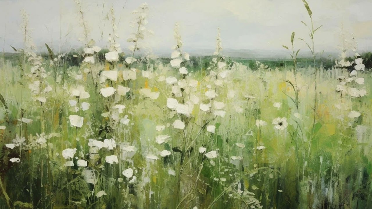 Spring Meadow Landscape Free Tv Art Wallpaper Screensaver Home Decor Oil Painting Digital Wall Art