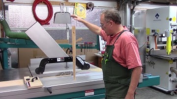 Sliding Tablesaw  - Tapering Legs (4 sided taper)