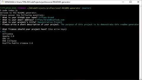 Professional README Generator