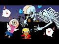 オバケが出るぞ!おきてるのはだれだ?ヒュ〜ドロドロドン!飛び出す絵本アニメつーちゃんとボビーくん♪