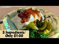 Easy 3 Ingredient Chorizo &amp; Egg Burrito for $1