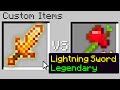 Minecraft UHC but i designed my own weapons..