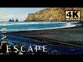 Ocean Sounds for 7 Hours | Iceland Coast in 4K