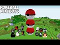 SURVIVAL GIANT POKEBALL BASE JEFF THE KILLER and SCARY NEXTBOTS in Minecraft Gameplay - Coffin Meme