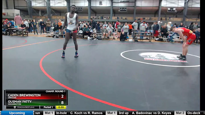 Cadet 132 Caden Brewington Oregon Vs Ousman Fatty ...