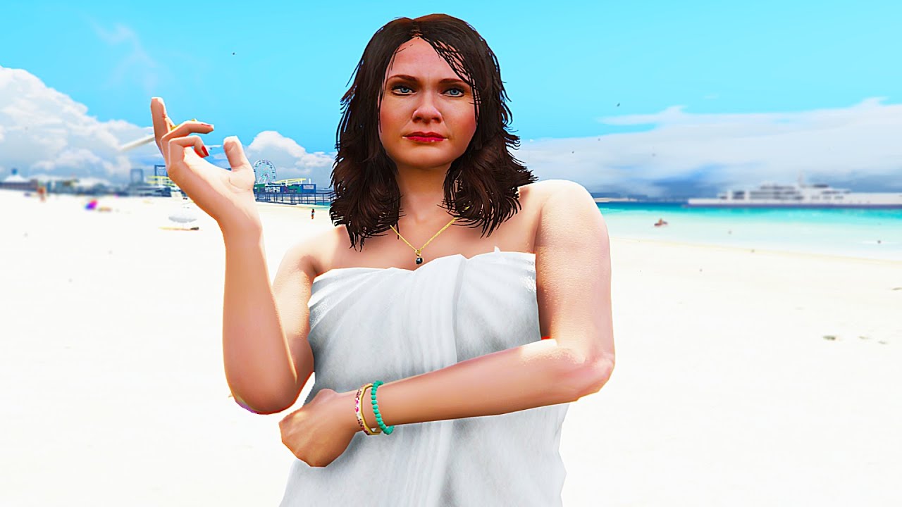 GTA 5 - LOS SANTOS CRAZY GIRL vs FIVE STAR POLICE COP RAMPAGE! Amanda ...