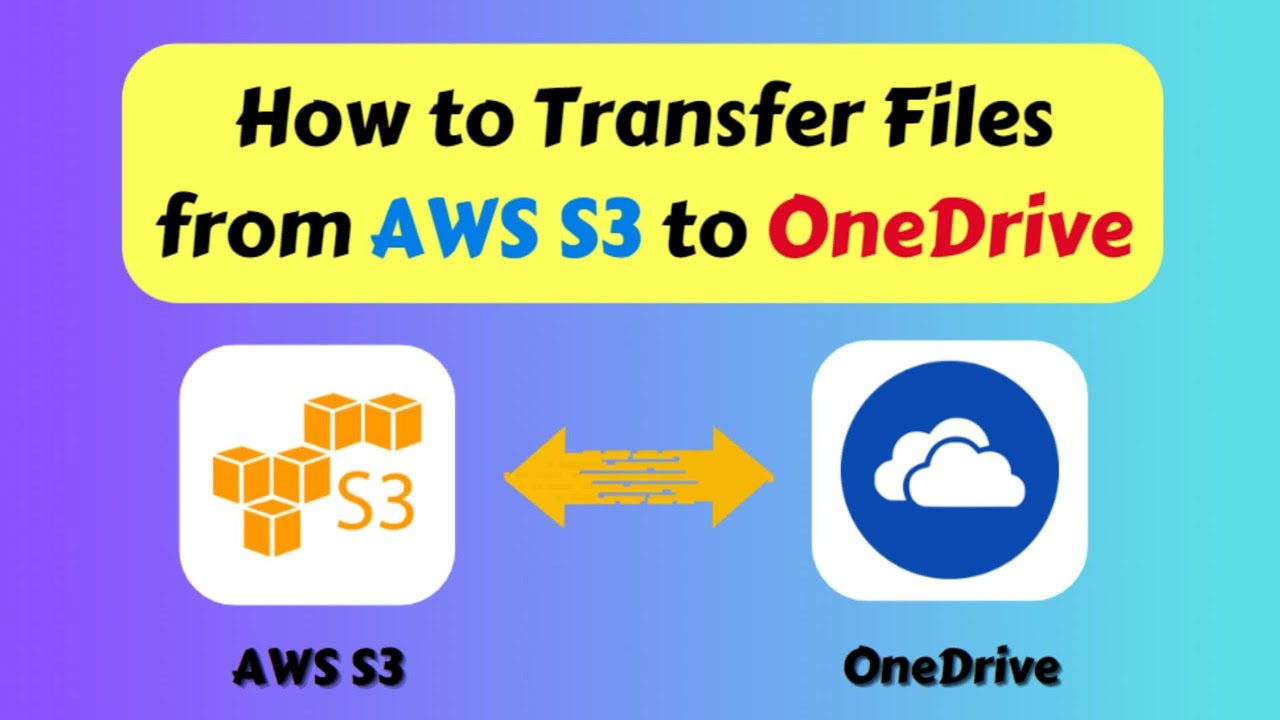How to Transfer Files from AWS S3 to OneDrive - YouTube