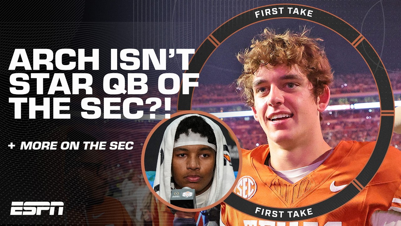 Stephen A. AGREES that Trinidad Chambliss is the BEST QB in the SEC OVER Arch Manning! | First Take