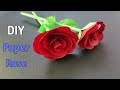 How To Make Easy Rose Flower With Colour Paper | DIY Paper  Flower @devoartsandcrafts4787