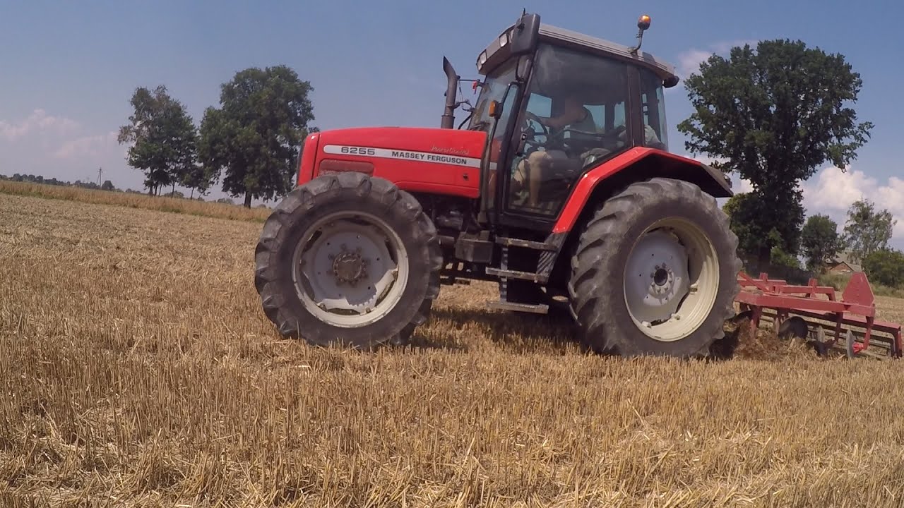 Gruberowanie | Prace pożniwne | Massey Ferguson 6255 [Vlog #1]