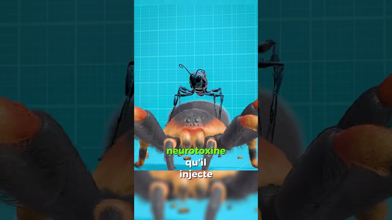 Comment le faucon tarentule chasse d’énormes araignées ? 🕷️⚡🐝